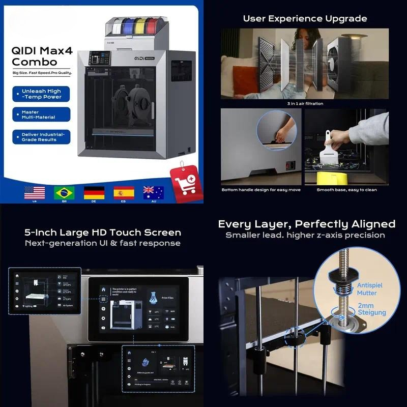 3D Printer - 2026 hot sale for QIDI MAX4