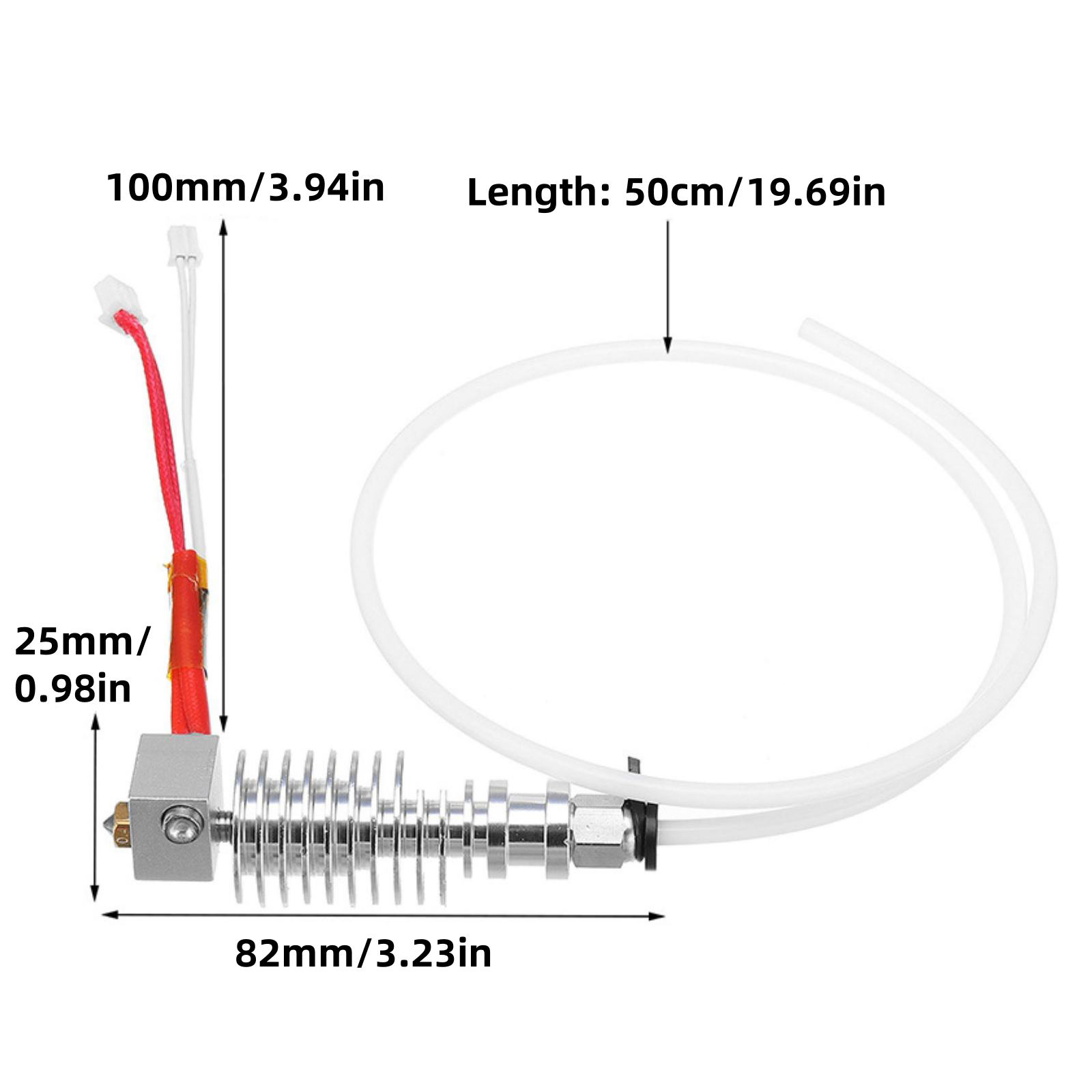 1PC V5 J-Head Hotend Kit 0.4mm - огляд і ціна Hotend 0.4Mm