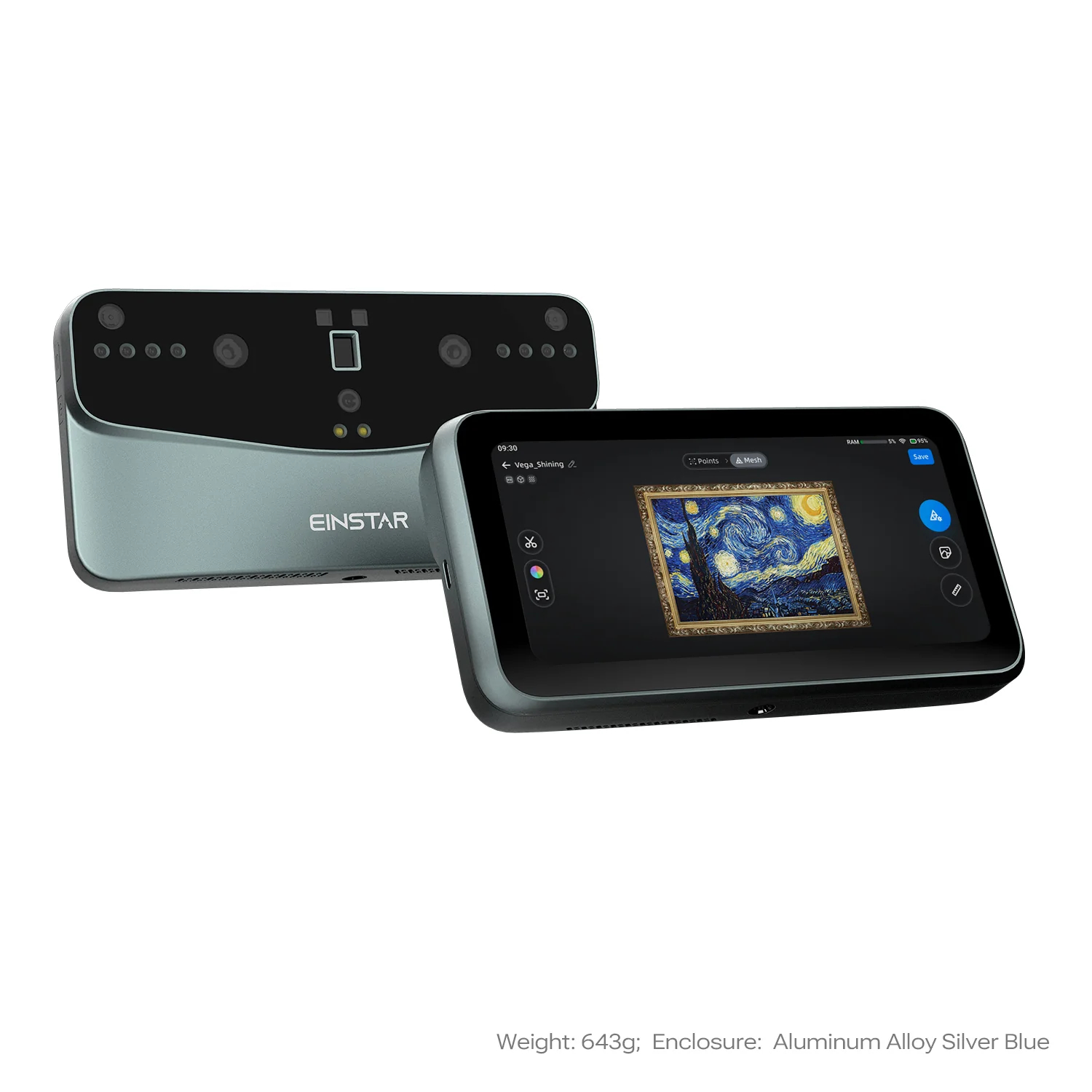 Shining Einstar Vega  Scanner  - огляд і ціна Handheld 3D Scanner High Precision