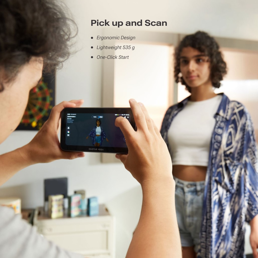 Shining Einstar Vega  Scanner  - огляд і ціна Handheld 3D Scanner High Precision