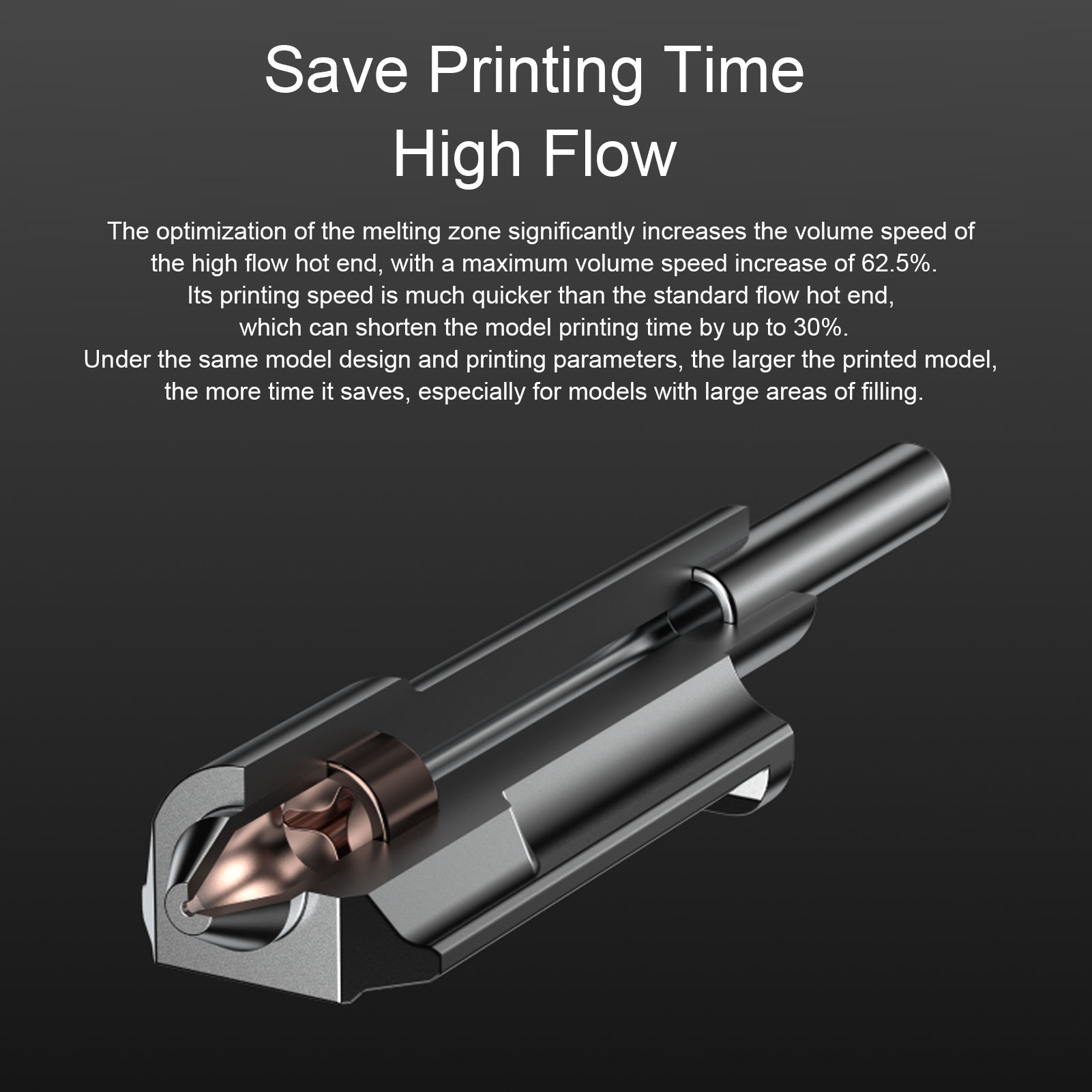 High Flow Hotend Replacement f - огляд і ціна Hotend 0.4Mm
