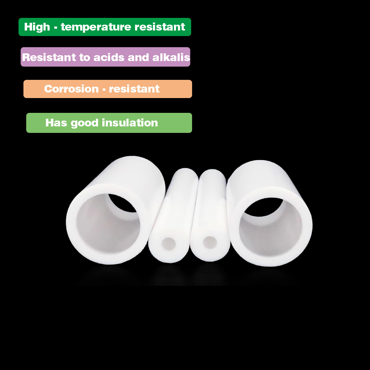 1Pcs ID 5-20mm White PTFE Tube - огляд і ціна Ptfe Tube