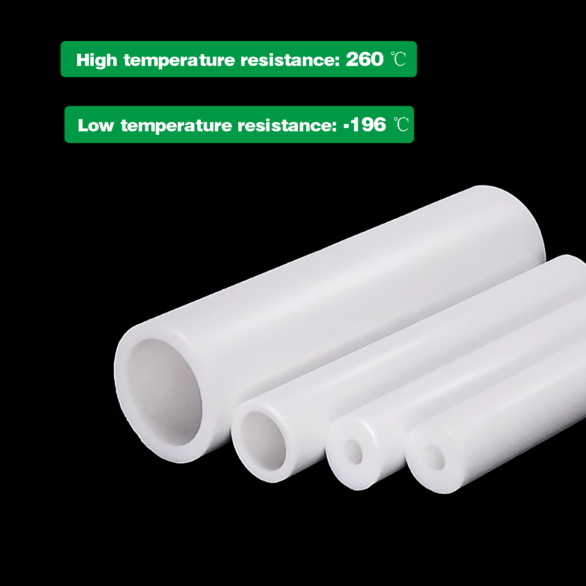 1Pcs ID 5-20mm White PTFE Tube - огляд і ціна Ptfe Tube