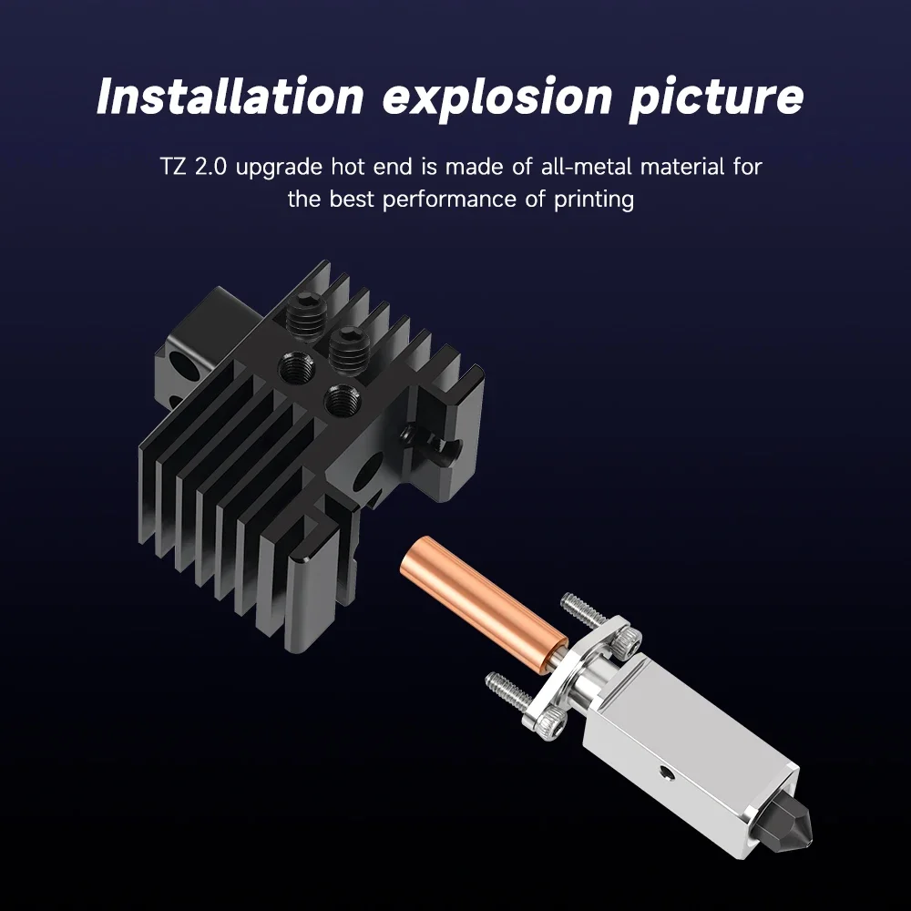 For Bambu Lab X1C P1P P1S Comp - огляд і ціна Hotend 0.4Mm