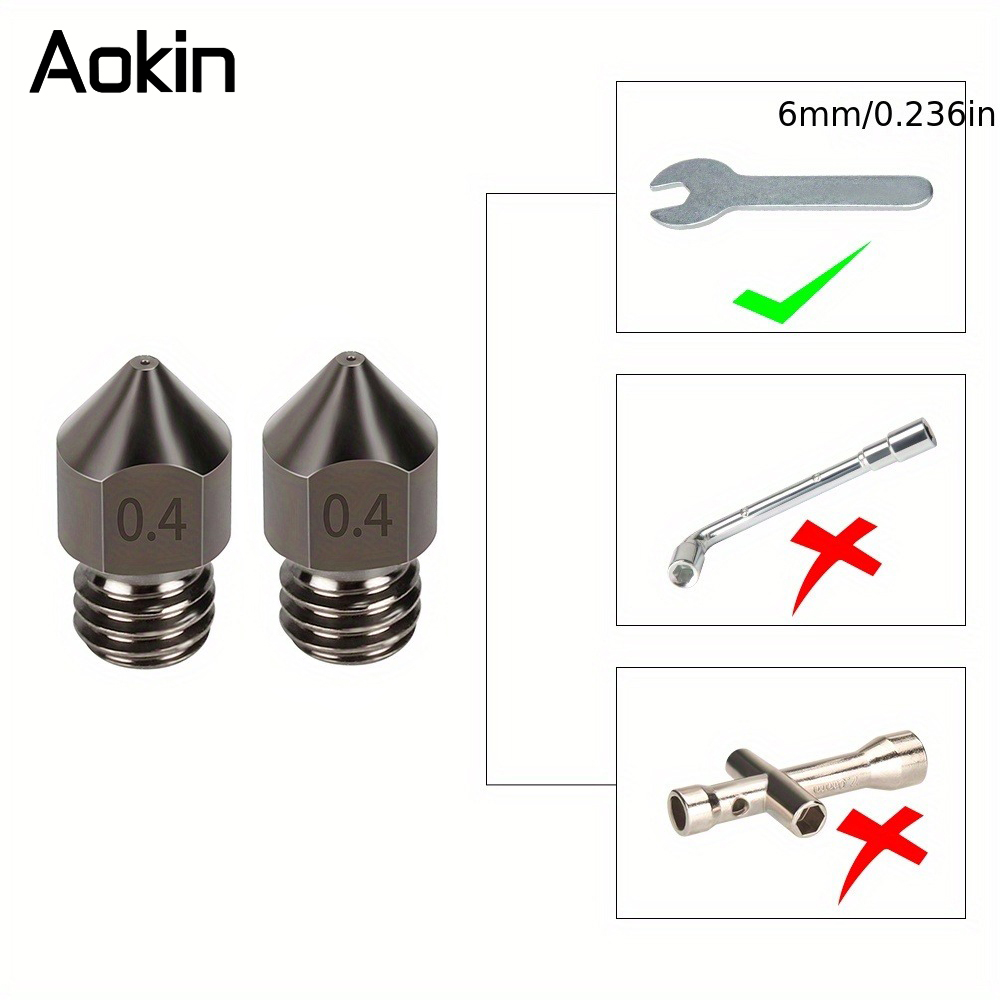 1/5/10PCS MK8 Nozzle Upgrade H - огляд і ціна Hotend 0.4Mm