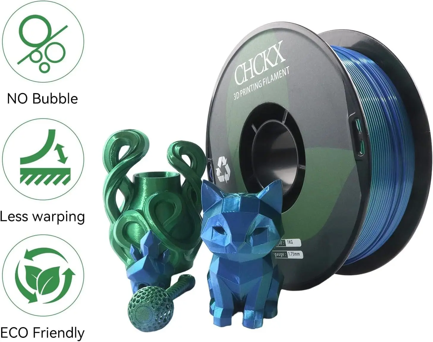 US Warehouse16 Pack Silk Rainb - огляд і ціна Pla Filament