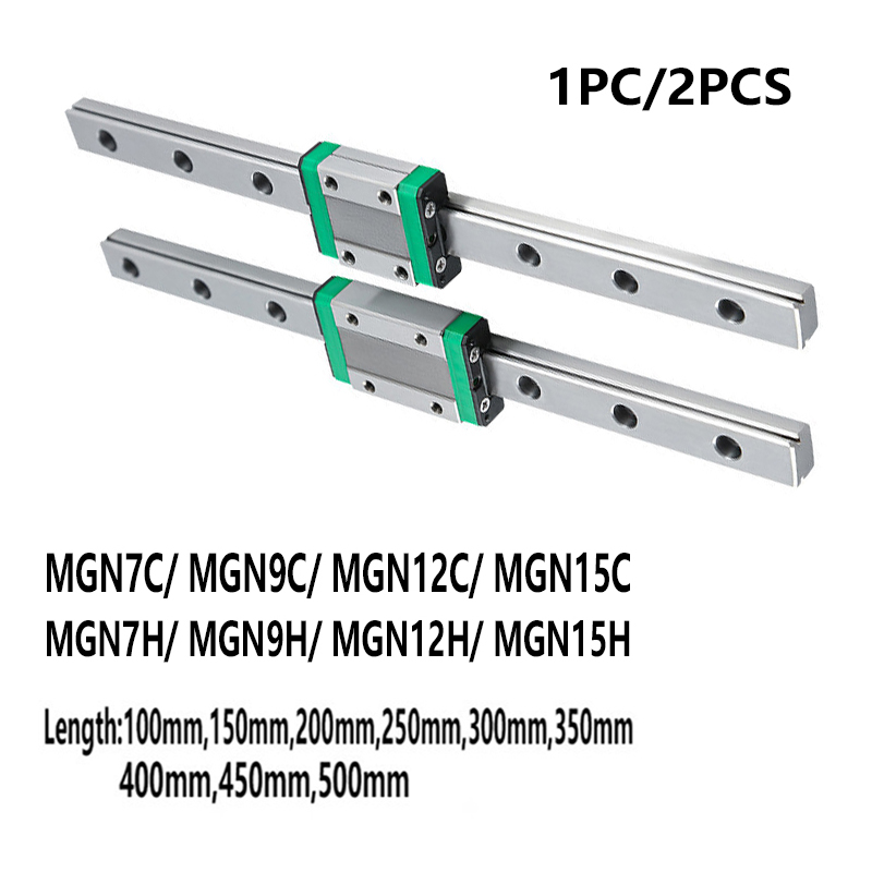 MGN7 MGN9 MGN12 MGN15 1PC Mini - огляд і ціна Linear Rail Mgn12H Set