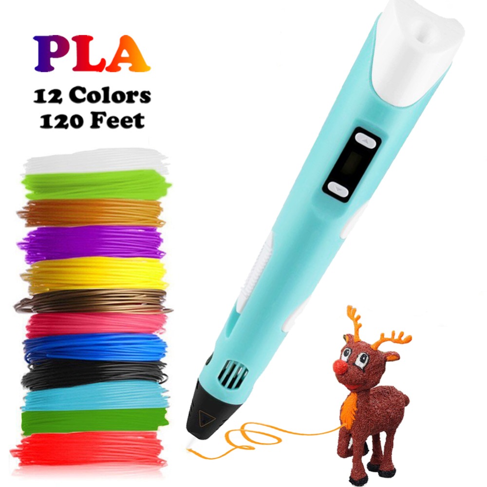Dikale 3D Pen LED Screen DIY 3 - огляд і ціна Pla Filament