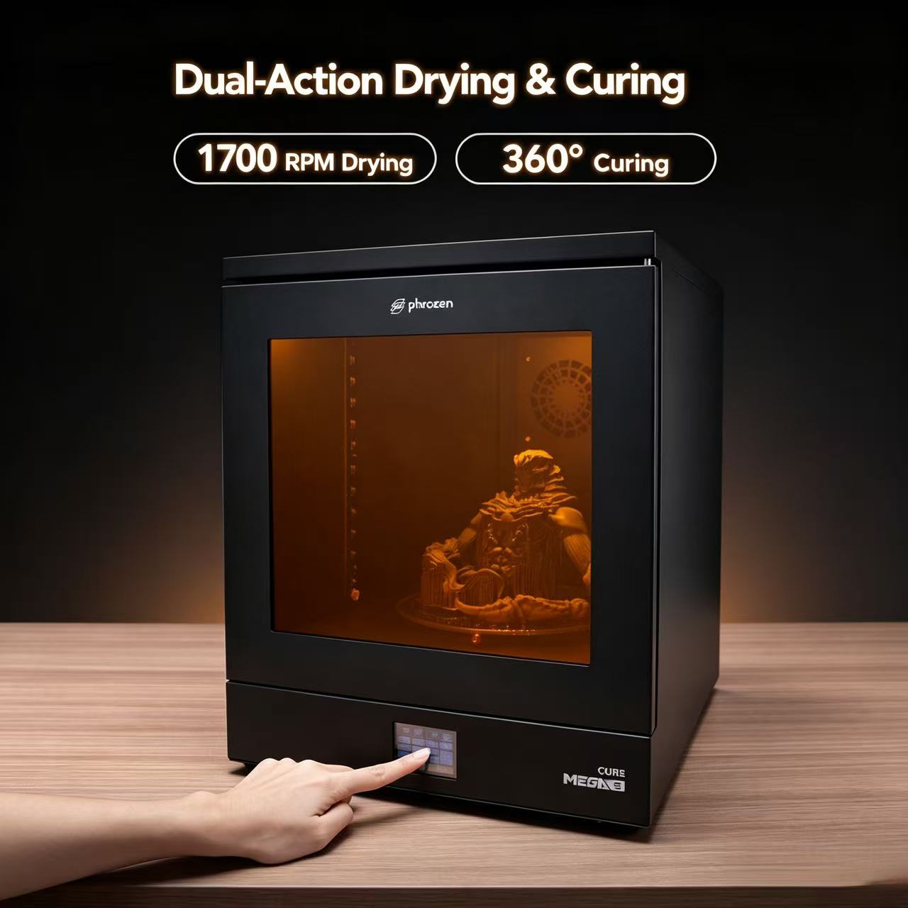 phrozen Cure Mega S 3D Printer - огляд і ціна Enclosure 3D Printer