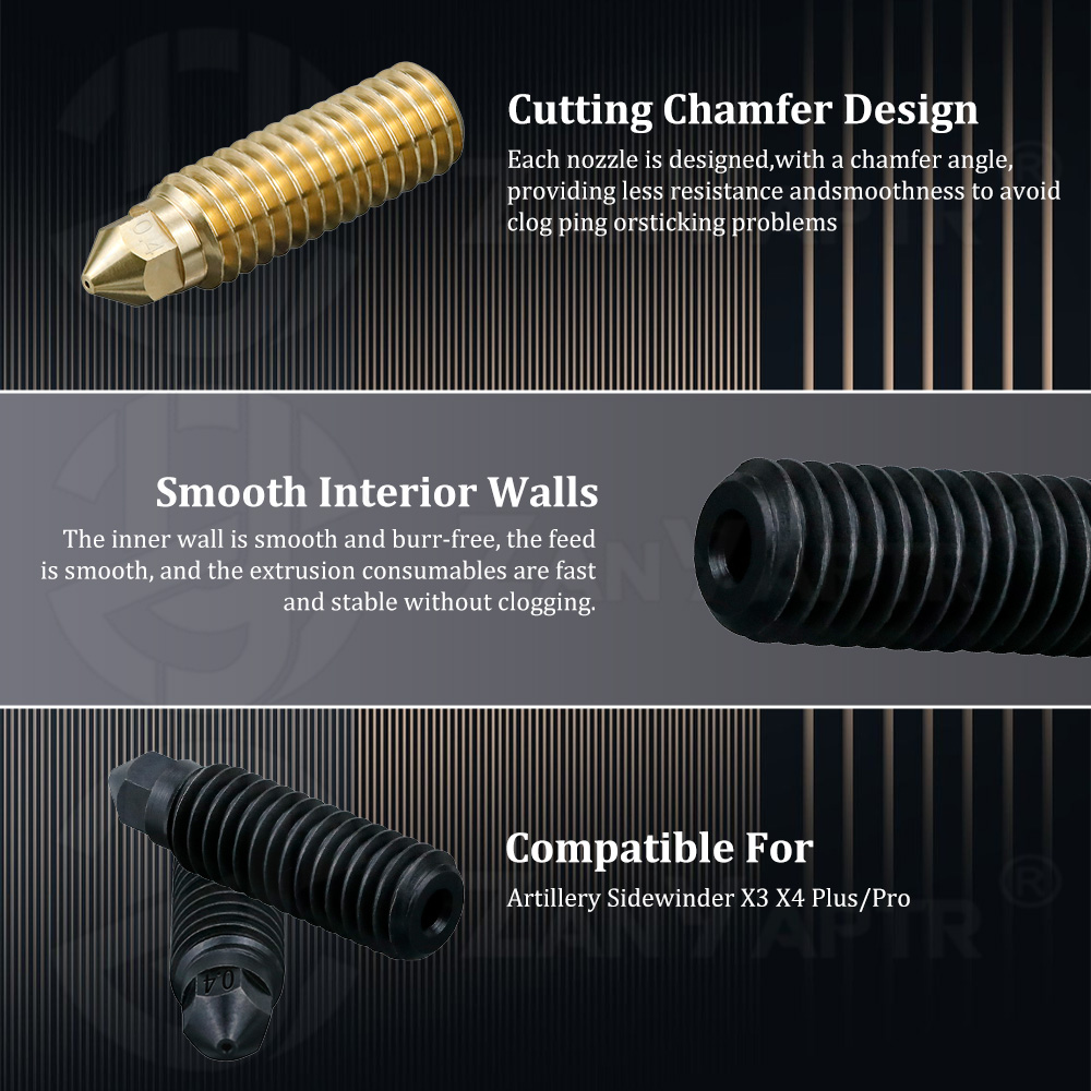 1-5 Pcs Nozzle For Artillery S - огляд і ціна Hotend 0.4Mm