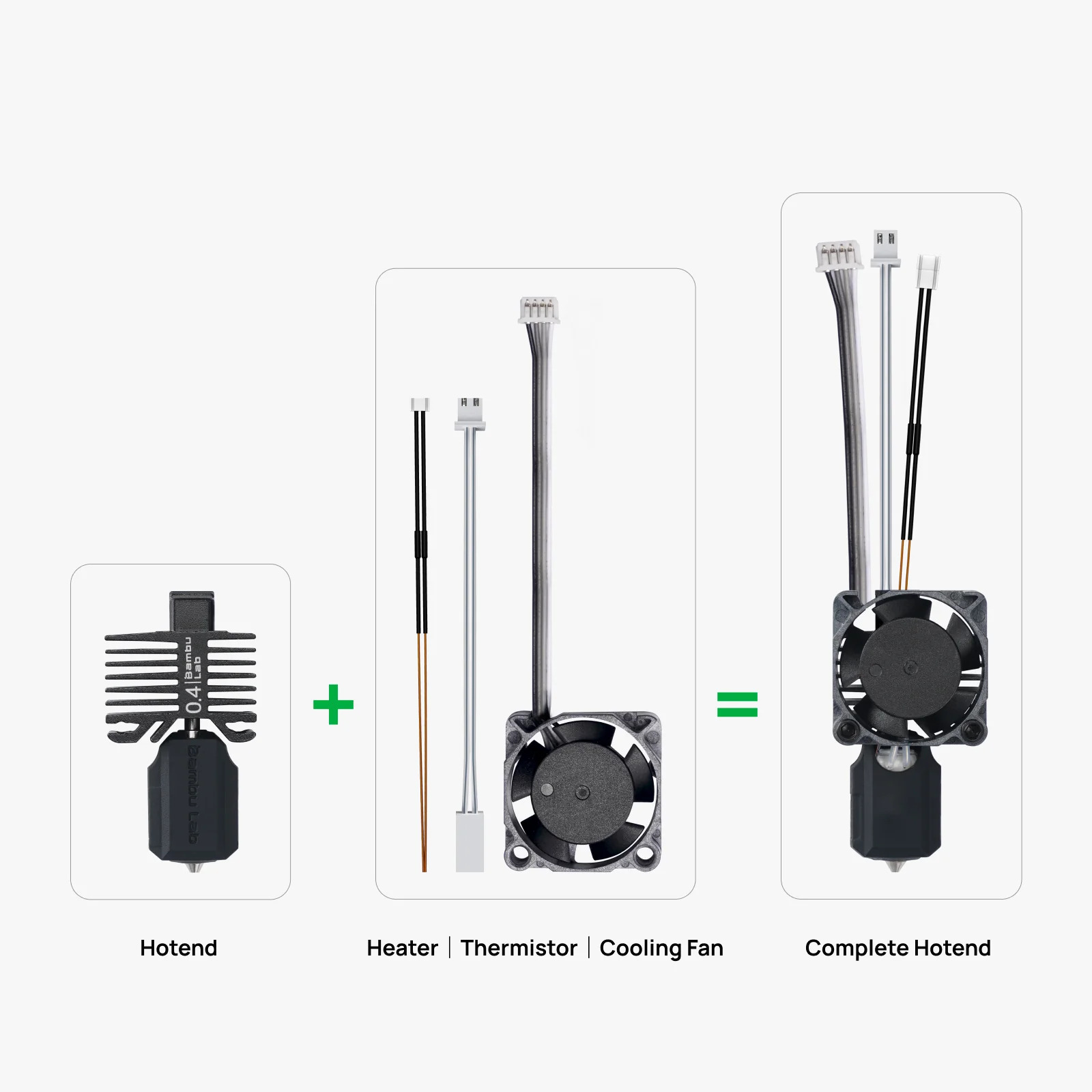 Hotend for BambuLab X1C/P1P/P1 - огляд і ціна Hotend 0.4Mm