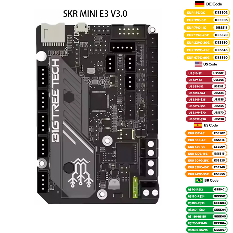 BIGTREETECH SKR MINI E3 V3.0 3 - огляд і ціна Btt Skr Mini