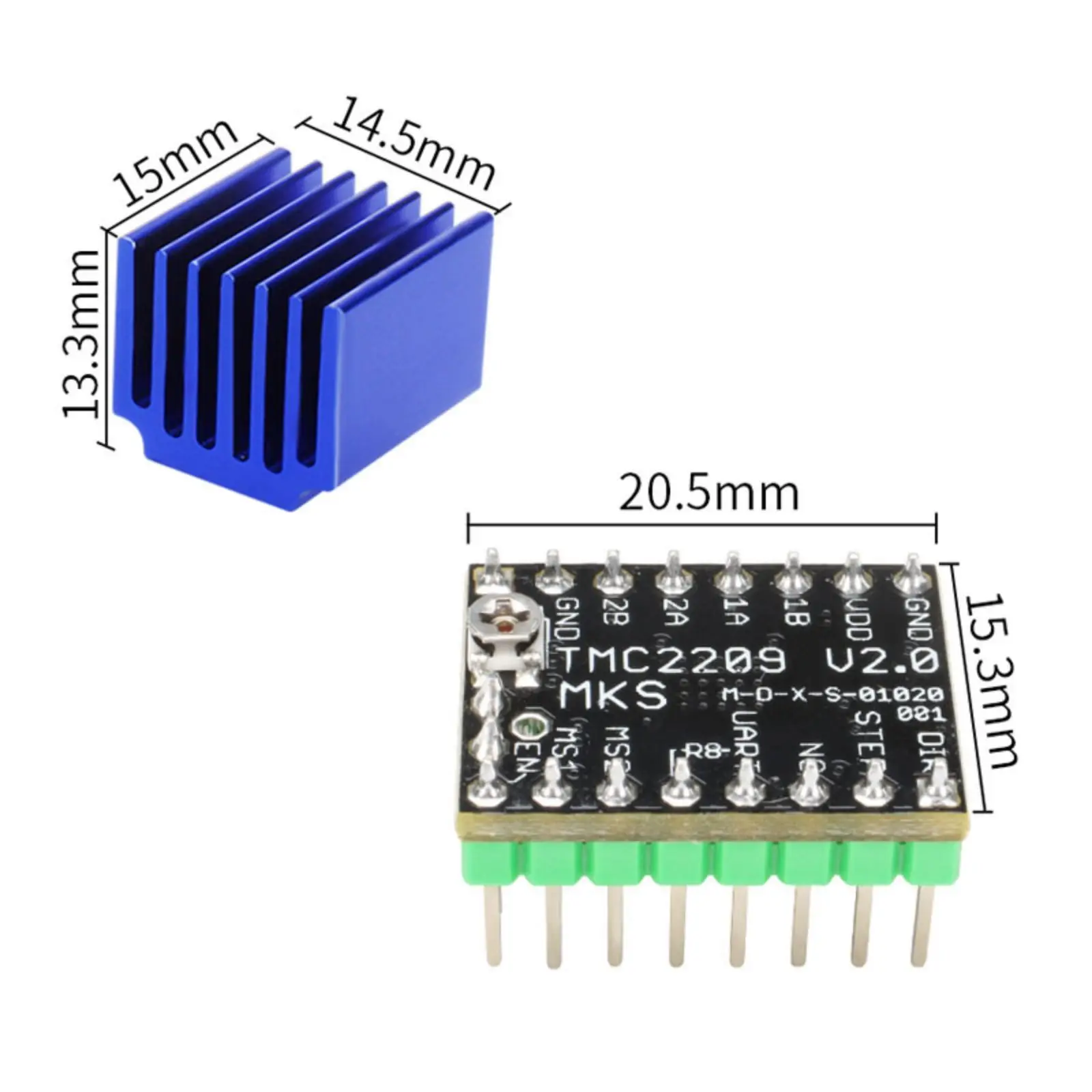 MKS TMC2209 V2.0 Stepper Motor - огляд і ціна Mks Sgen