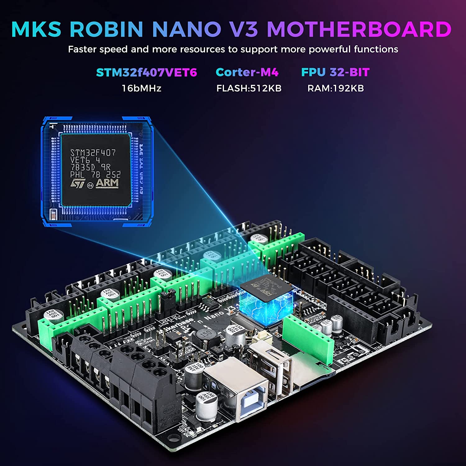 Makerbase Mks Robin Nano V3.1  - огляд і ціна Mks Sgen